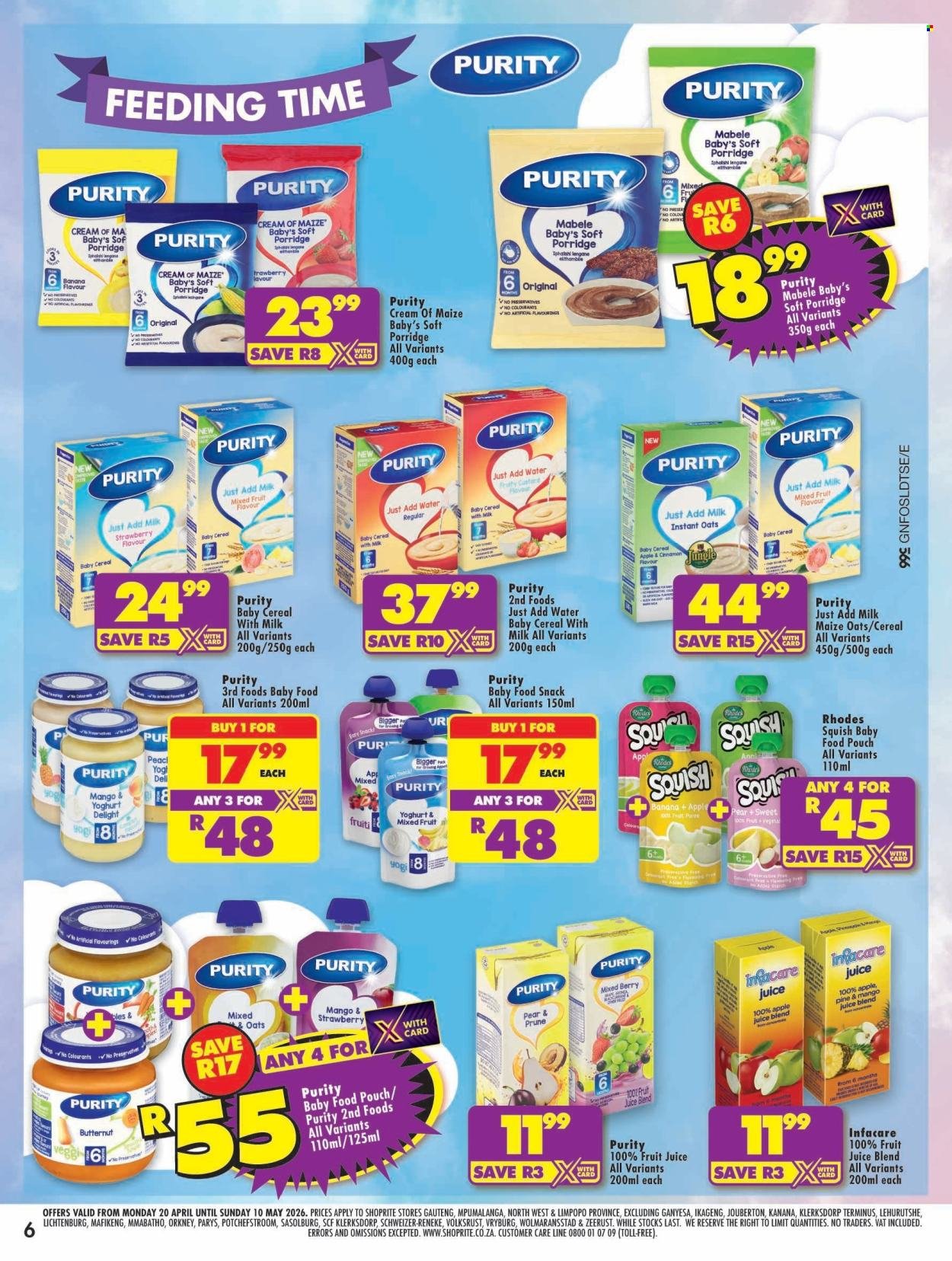 SHOPRITE specials - Baby Savings Gauteng (2026-04-20 - 2026-05-10) | 6