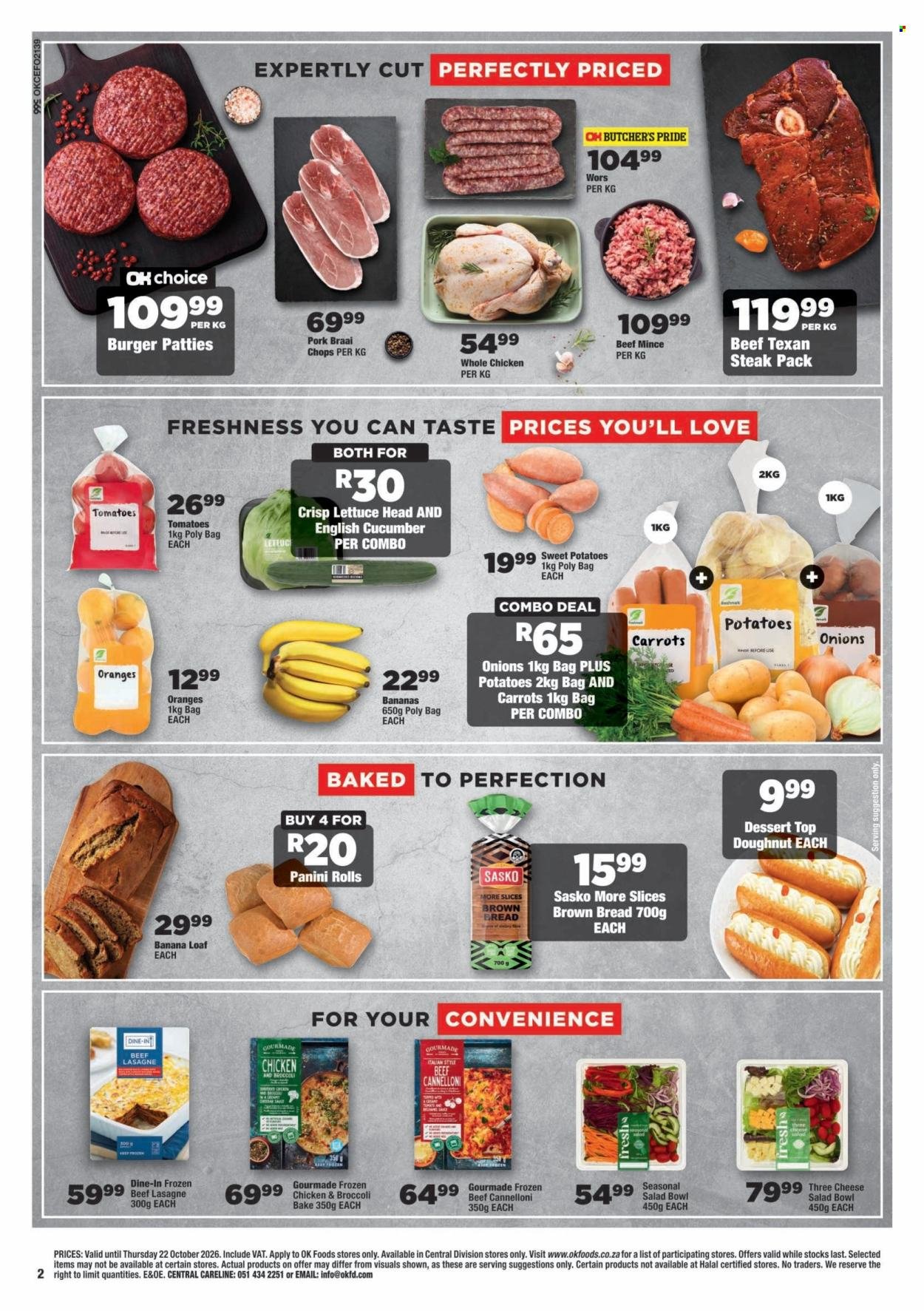 OK FOODS specials - From Wednesday 14 Oct 2026