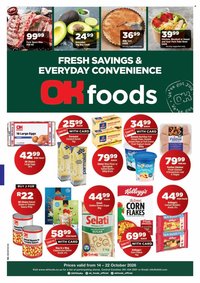 OK FOODS specials - From Wednesday 14 Oct 2026
