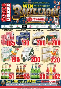 BOXER specials - Liquor october