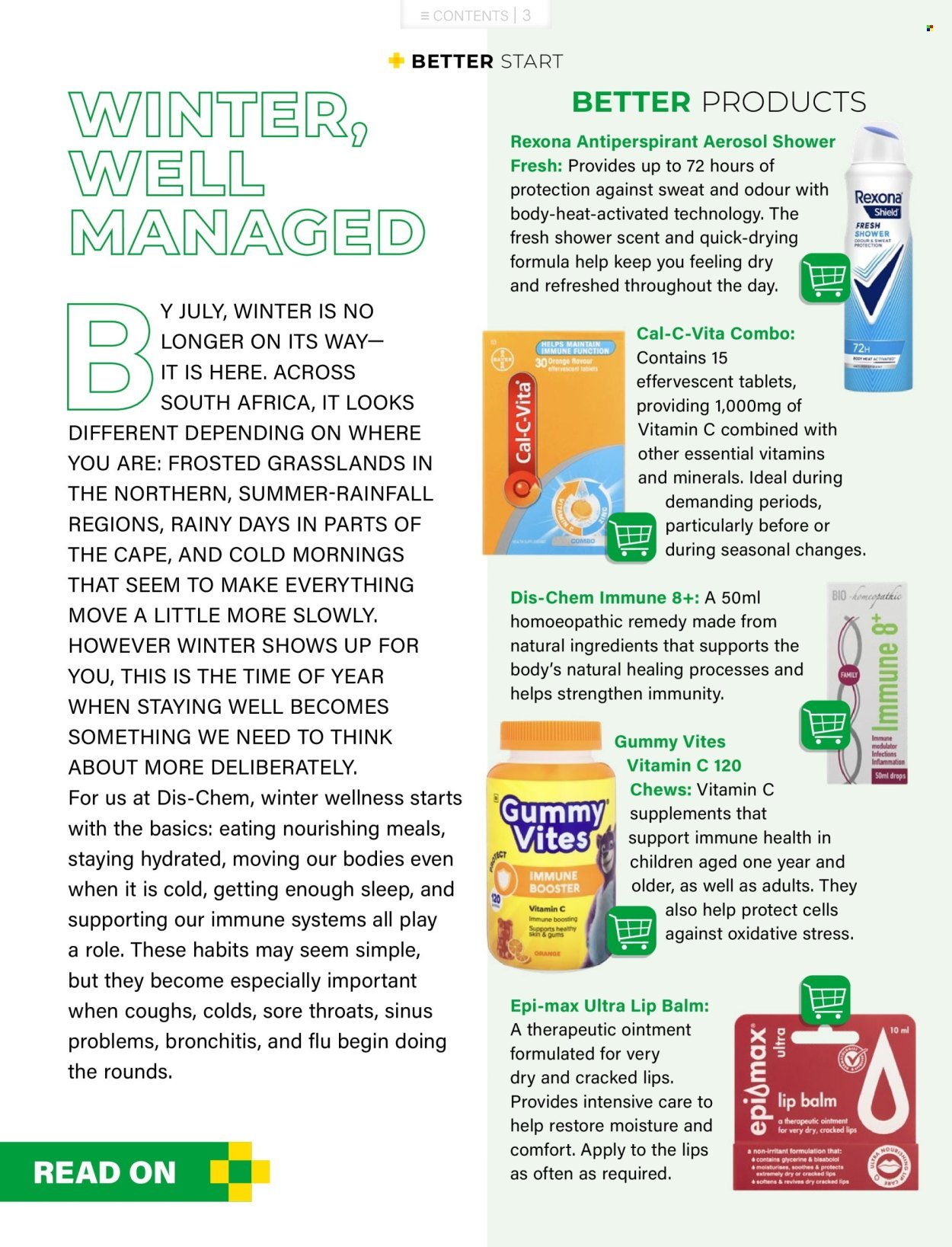 DIS-CHEM specials - Better Magazine