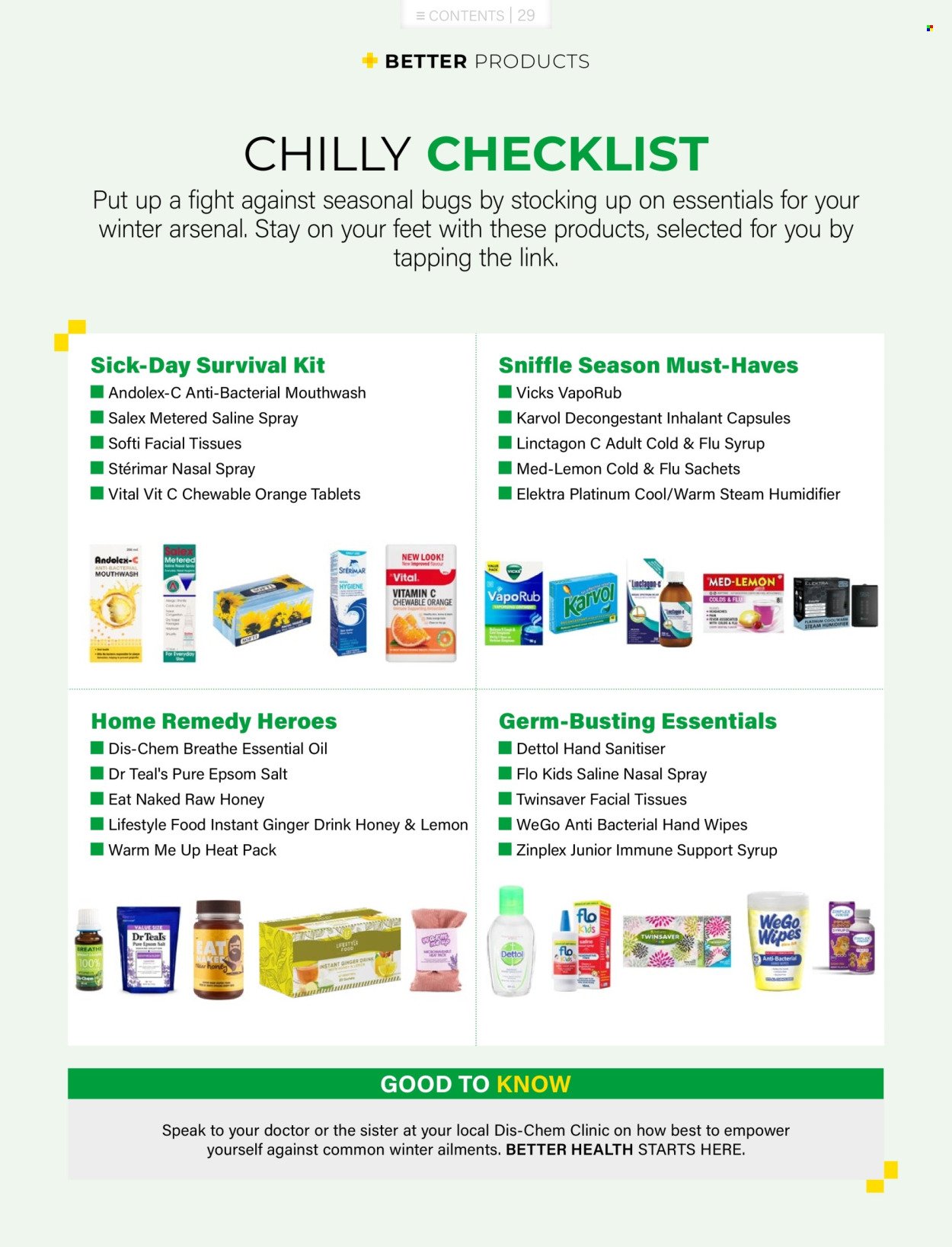 DIS-CHEM specials - Better Magazine