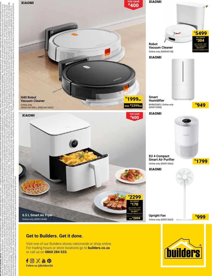 BUILDERS specials - Bring Home The Good Energy