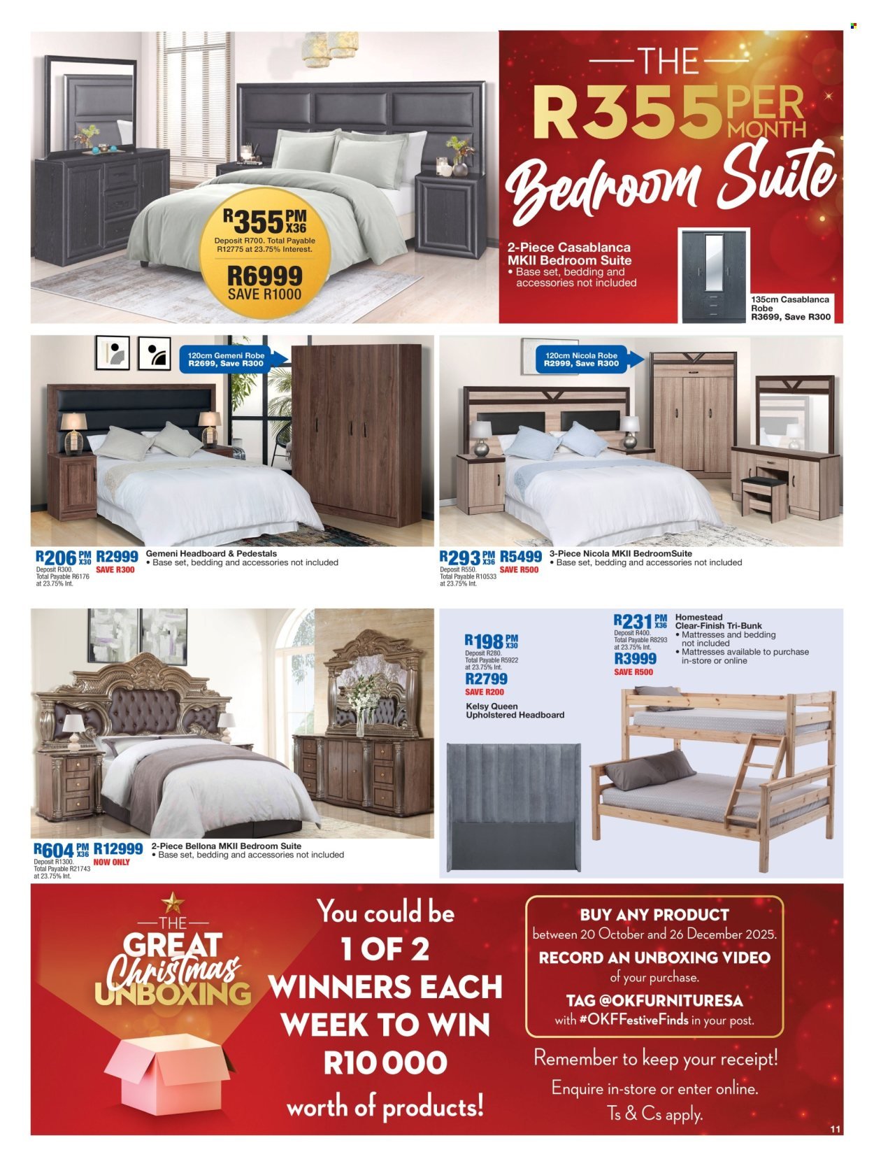 OK FURNITURE specials - From Monday 8 Dec 2025 (2025-12-08 - 2025-12-26) | 11