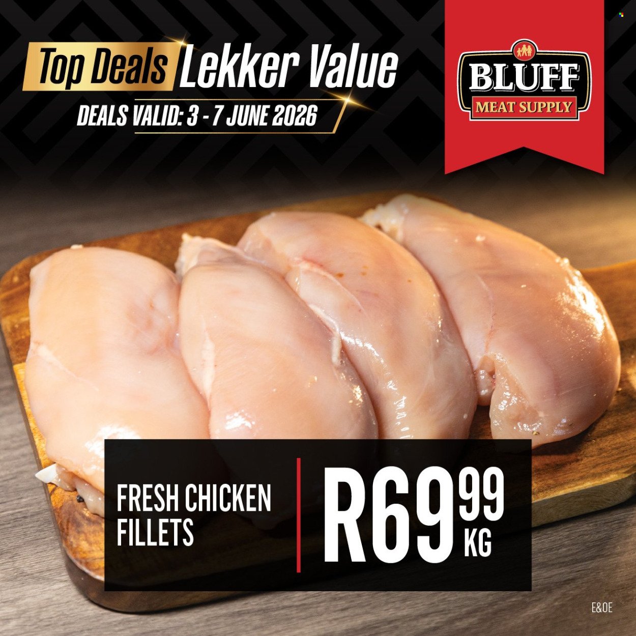 BLUFF MEAT SUPPLY specials - From Wednesday 3 Jun 2026