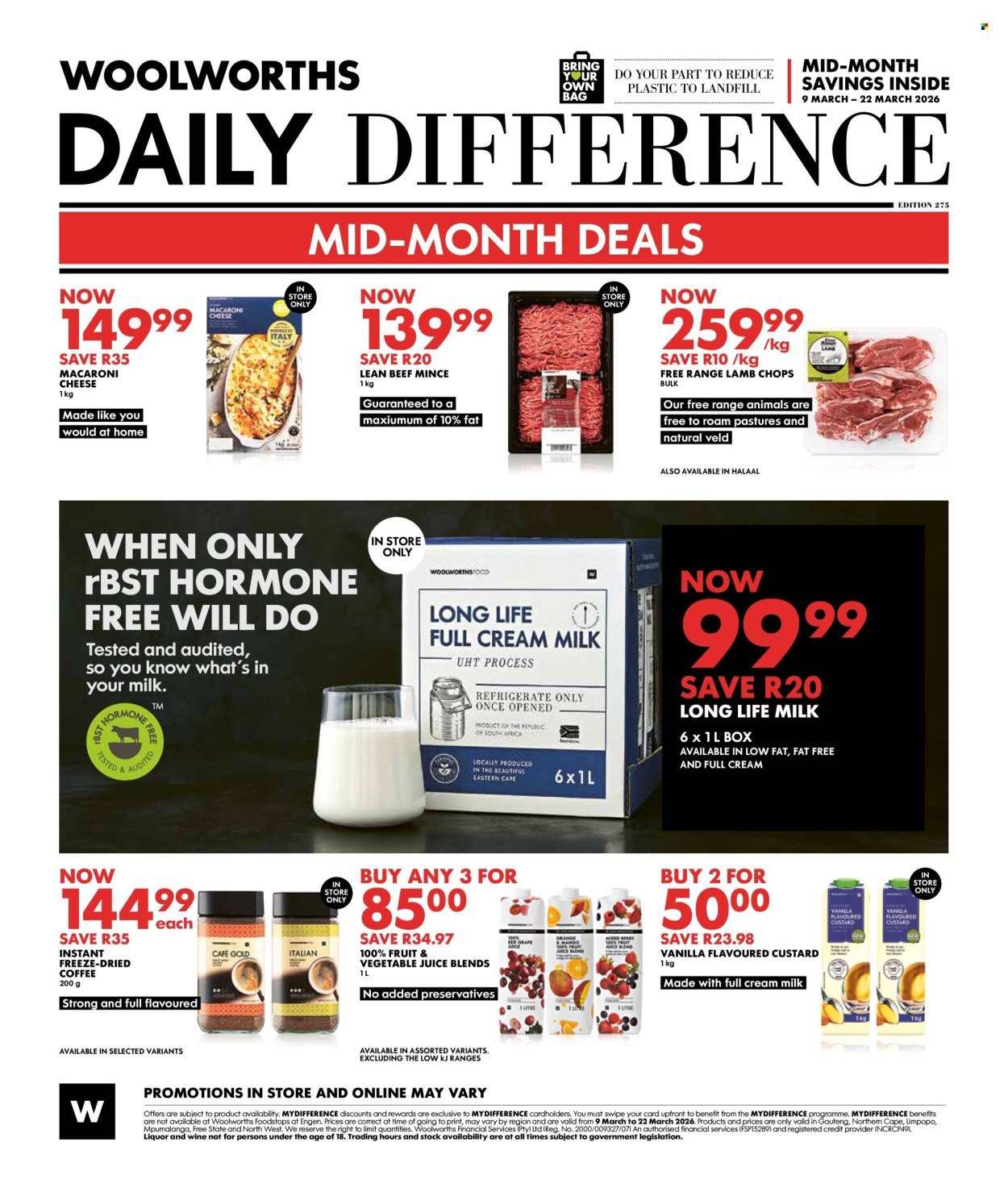 WOOLWORTHS specials - Daily Difference (2026-03-09 - 2026-03-22) | 8