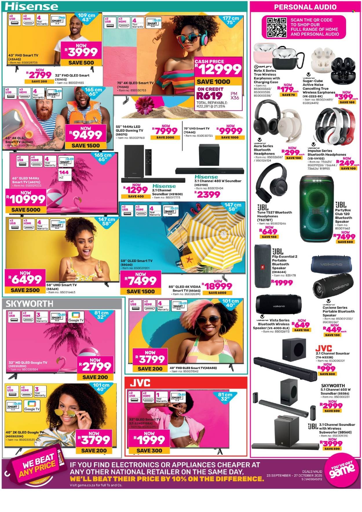 GAME specials - Let Summer Vibes Come Play (2025-09-23 - 2025-10-27) | 5