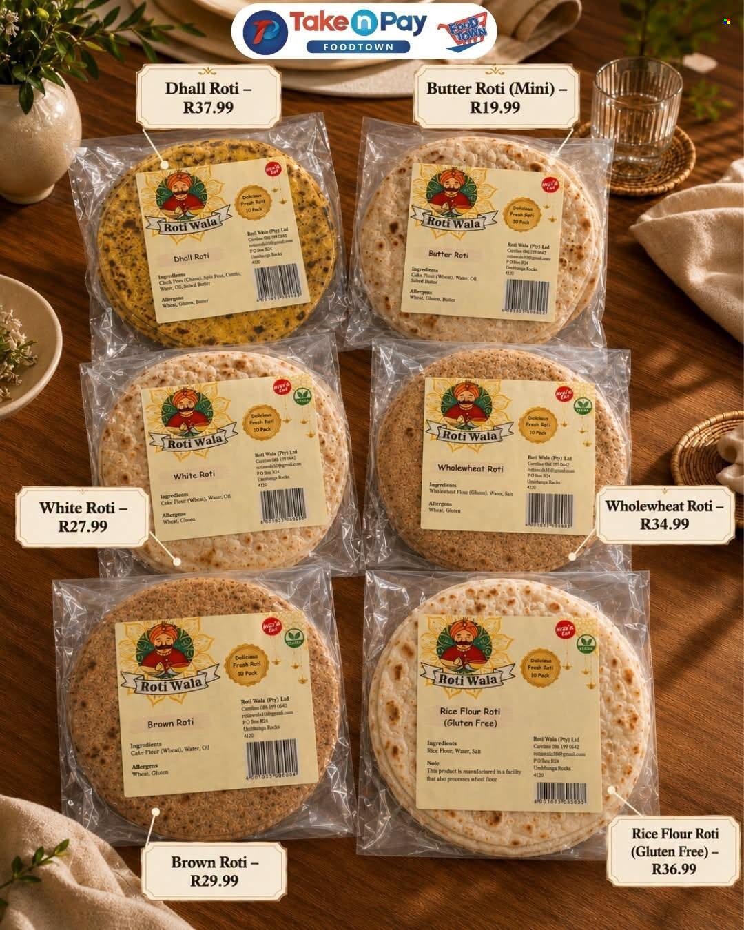 TAKE N PAY specials - September 2026