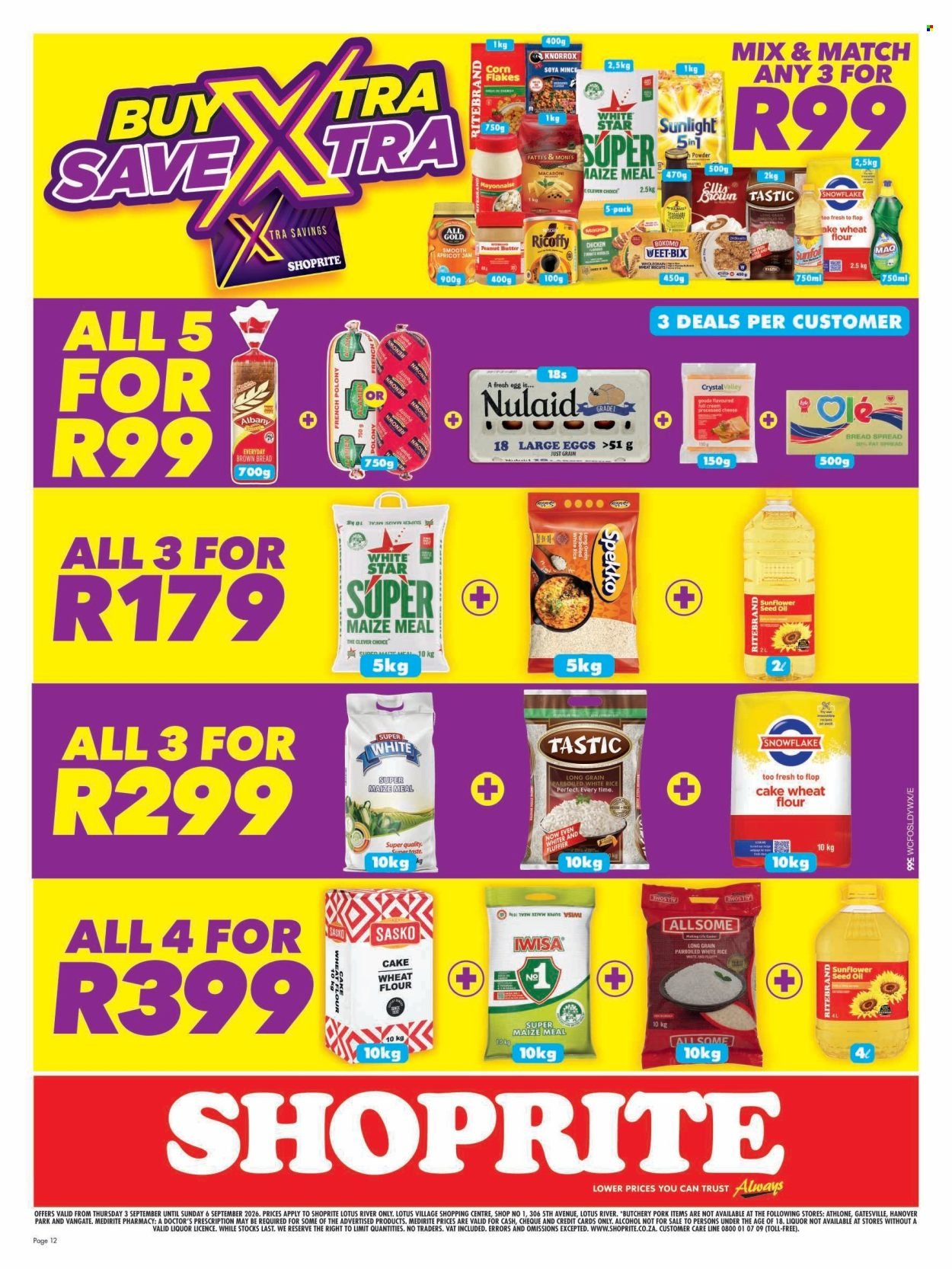 SHOPRITE specials - New Store Opening Leaflet Lotus River
