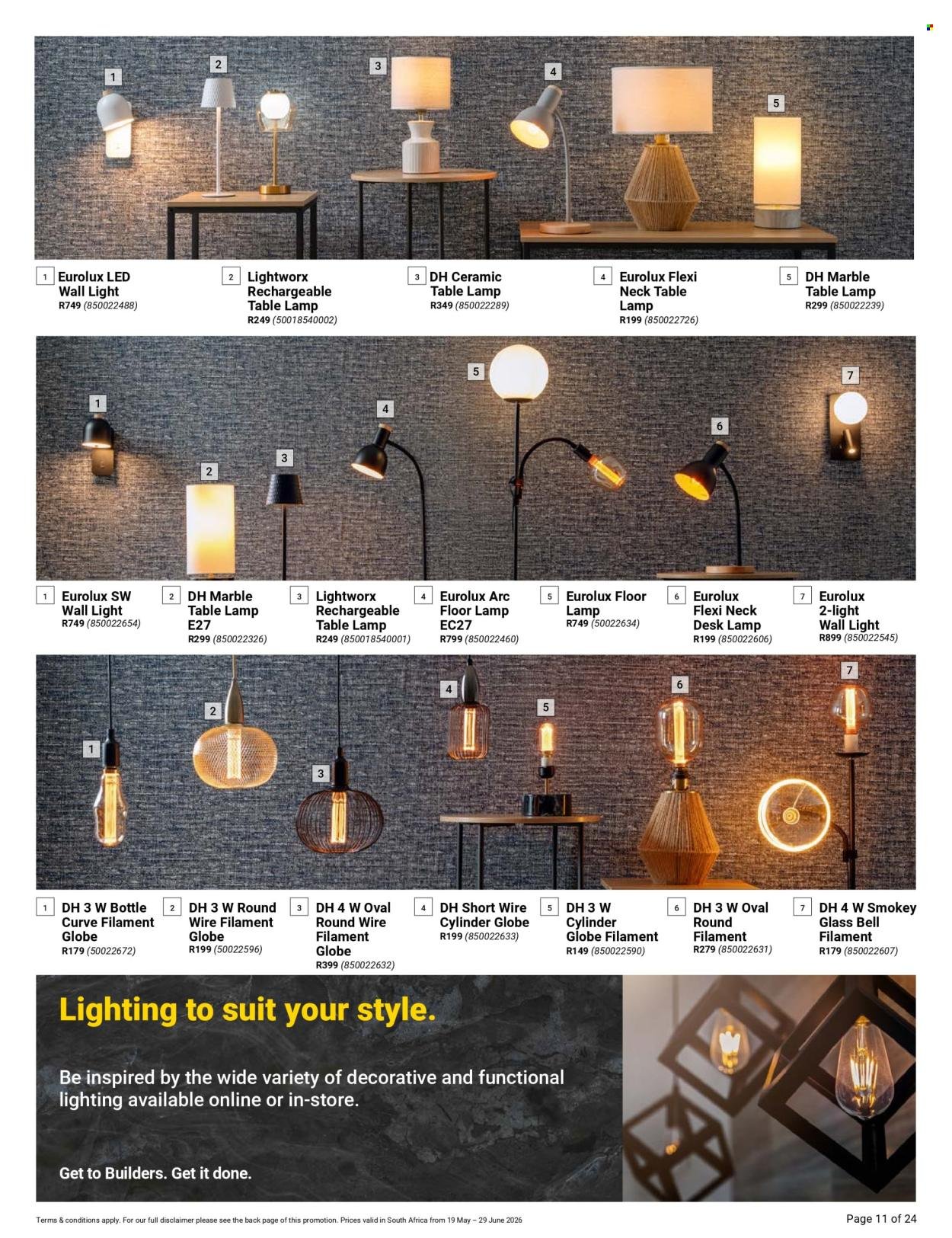 BUILDERS specials - Decor & Lighting Winter