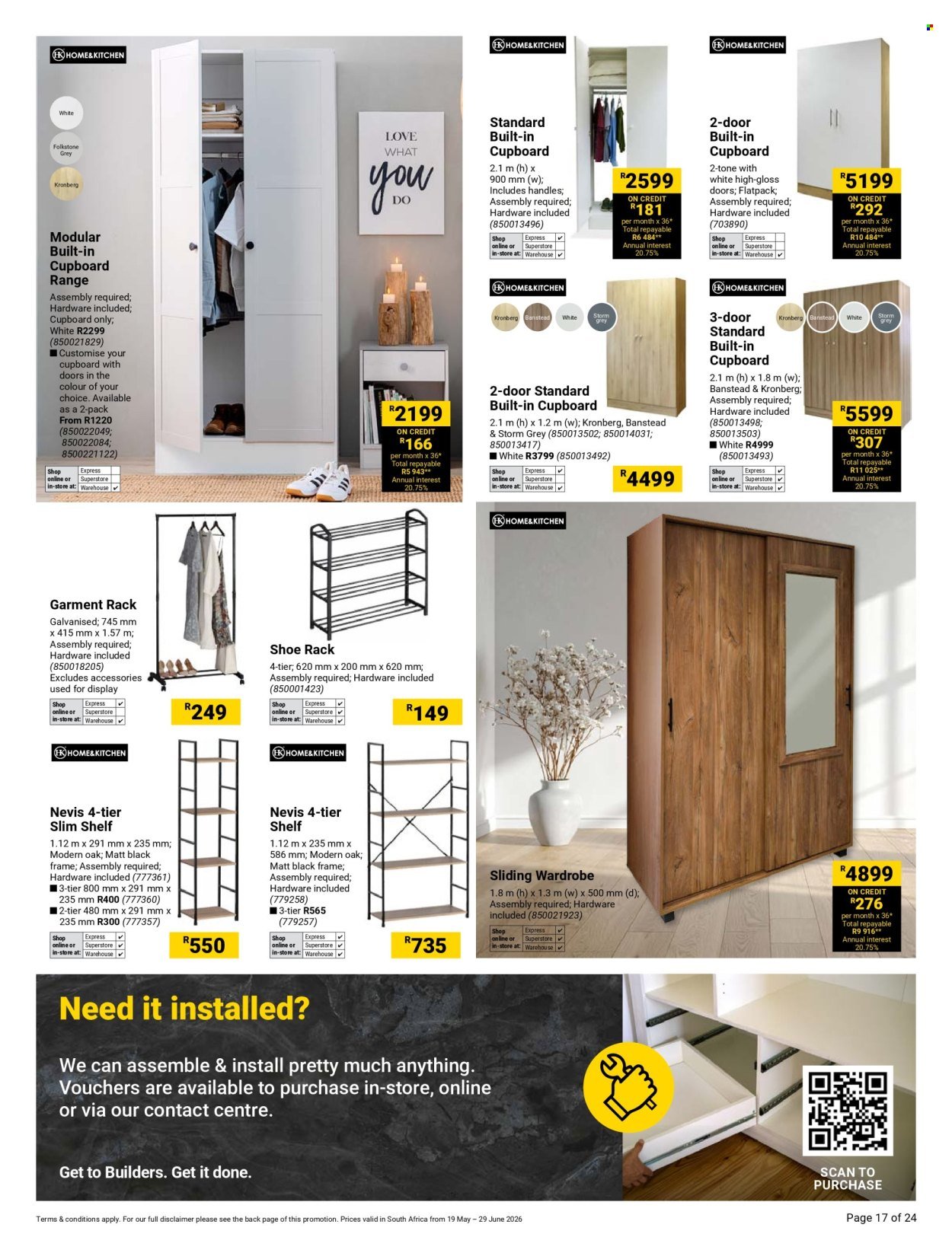 BUILDERS specials - Decor & Lighting Winter