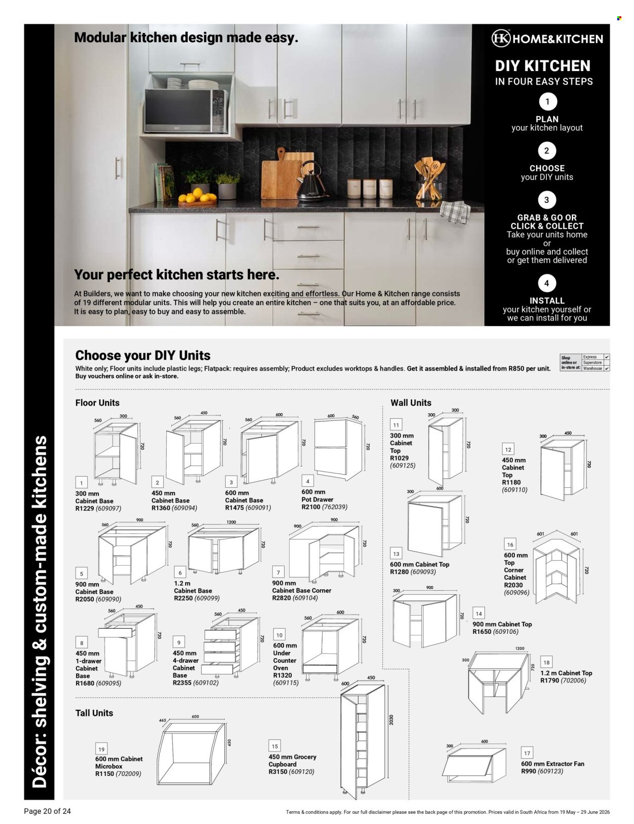 BUILDERS specials - Decor & Lighting Winter