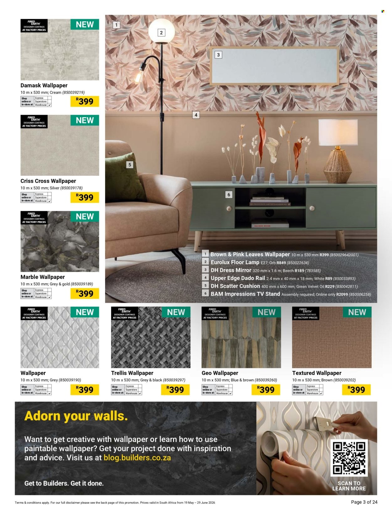 BUILDERS specials - Decor & Lighting Winter
