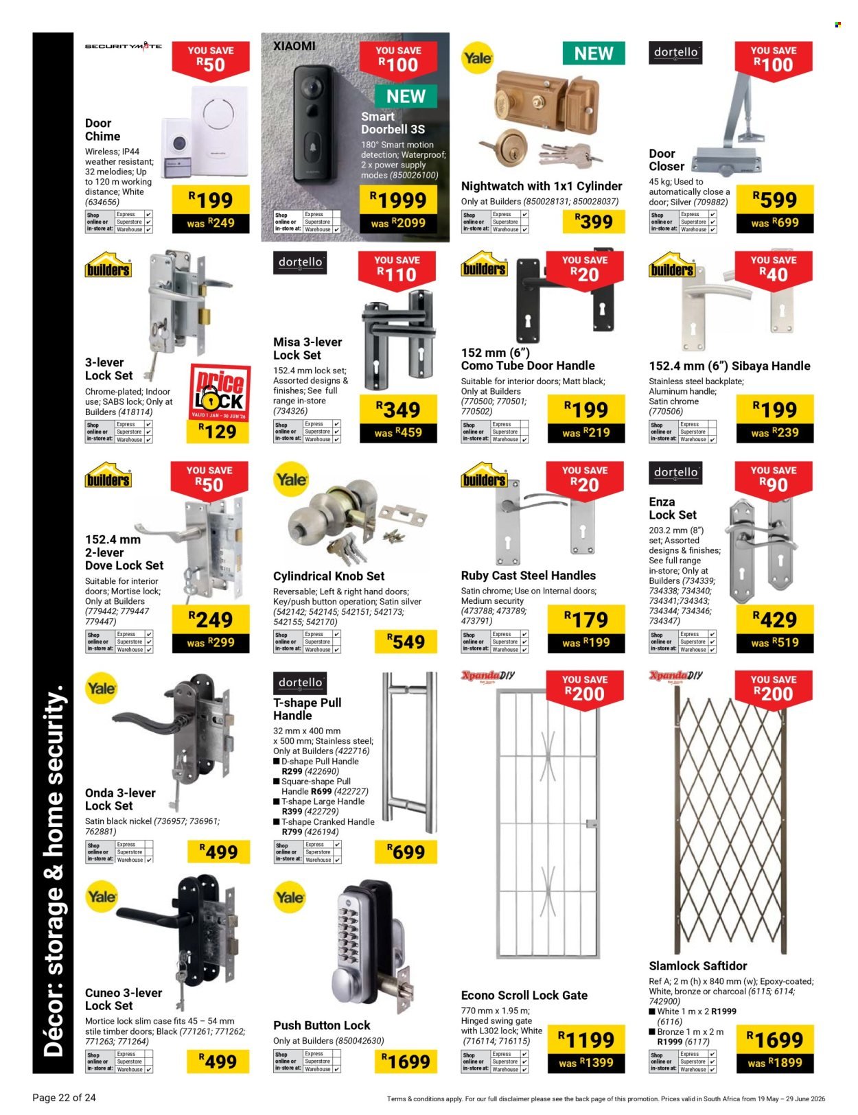BUILDERS specials - Decor & Lighting Winter
