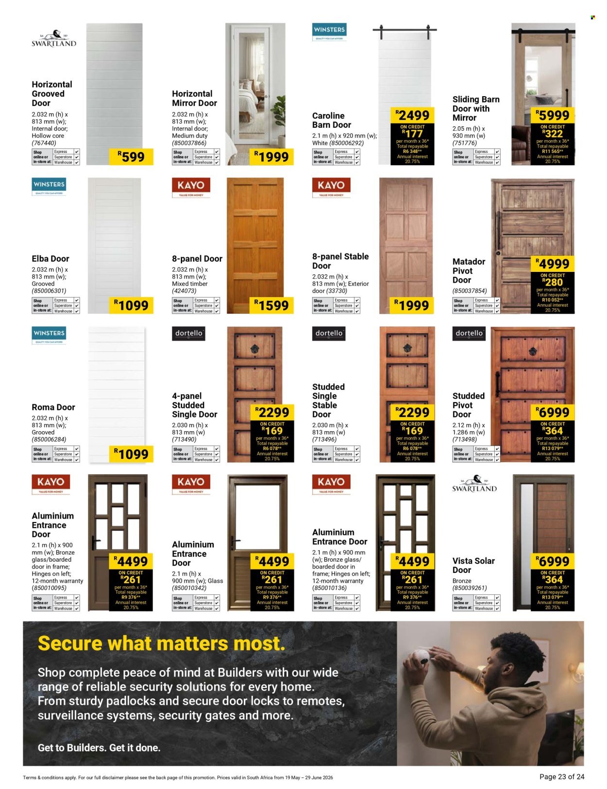 BUILDERS specials - Decor & Lighting Winter