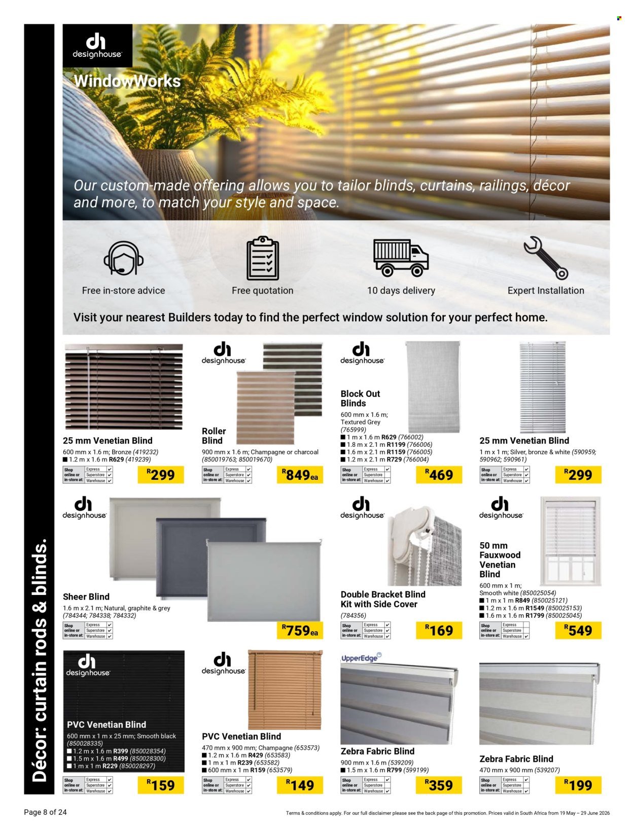 BUILDERS specials - Decor & Lighting Winter