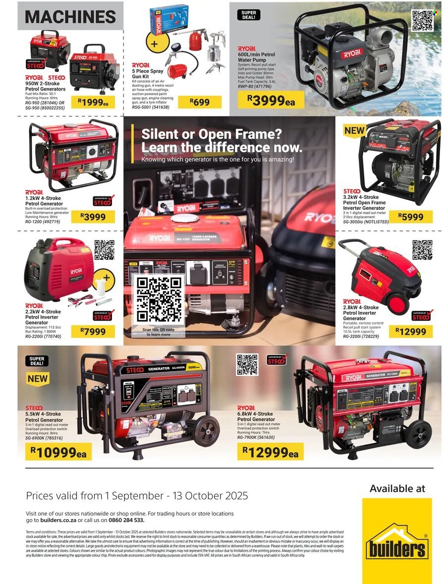 BUILDERS specials - It's Spring Reloaded (2025-09-01 - 2025-10-13) | 8