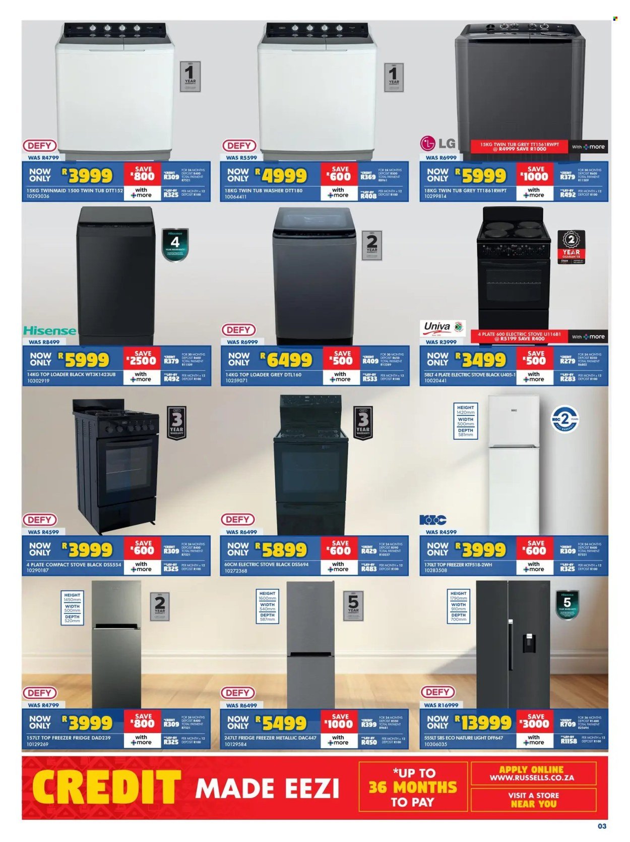 RUSSELLS specials - From Thursday 19 Feb 2026 (2026-02-19 - 2026-03-16) | 3