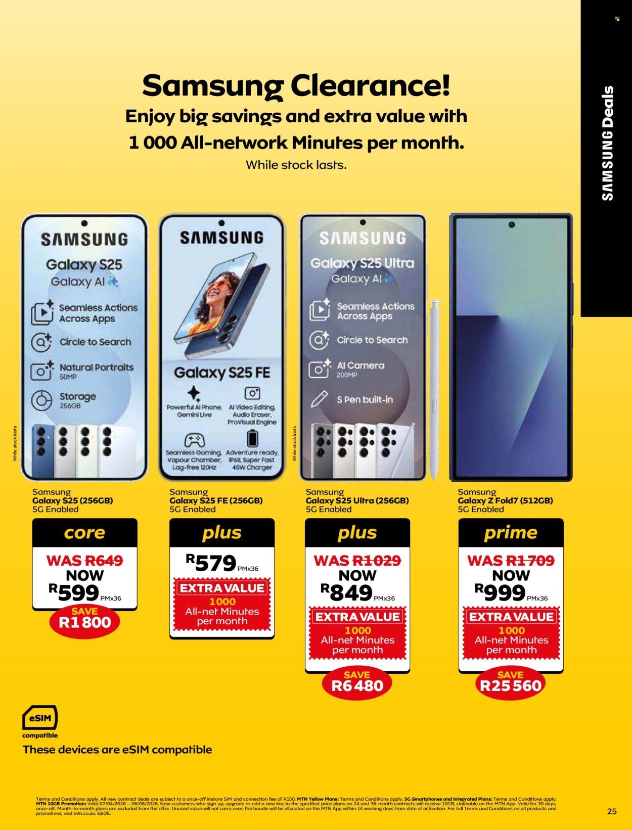 MTN specials - From Tuesday 7 Jul 2026