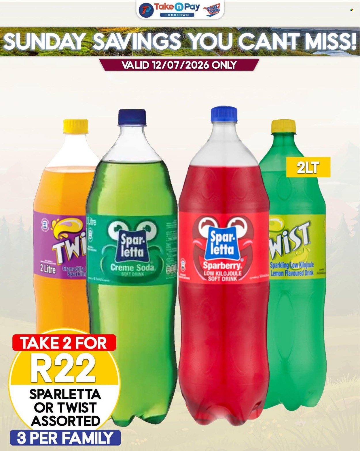 TAKE N PAY specials - From Sunday 19 Jul 2026