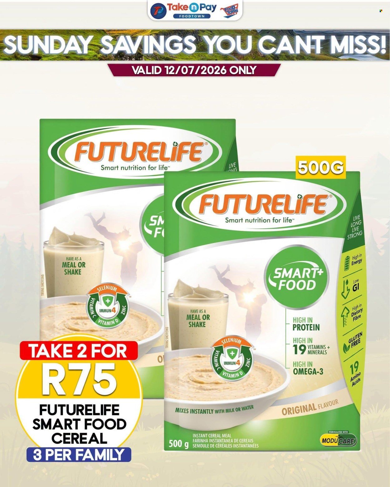 TAKE N PAY specials - From Sunday 19 Jul 2026