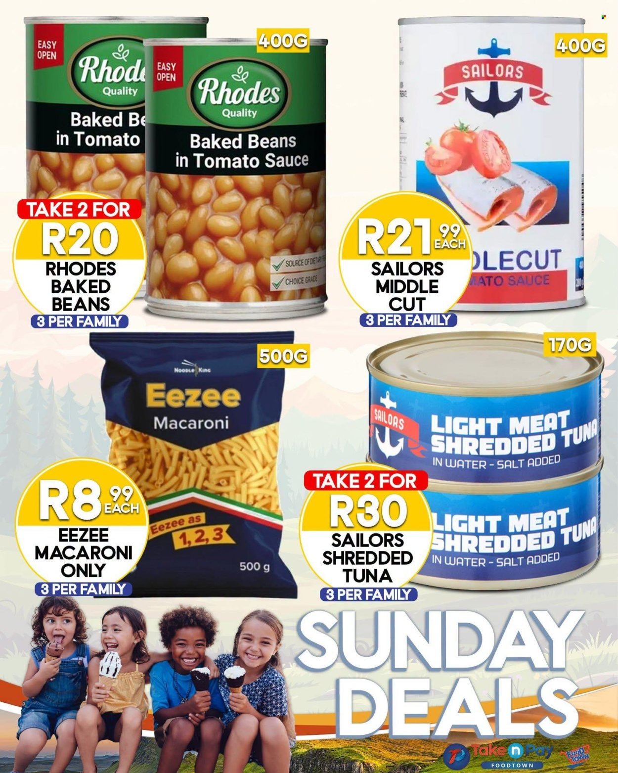 TAKE N PAY specials - From Sunday 19 Jul 2026