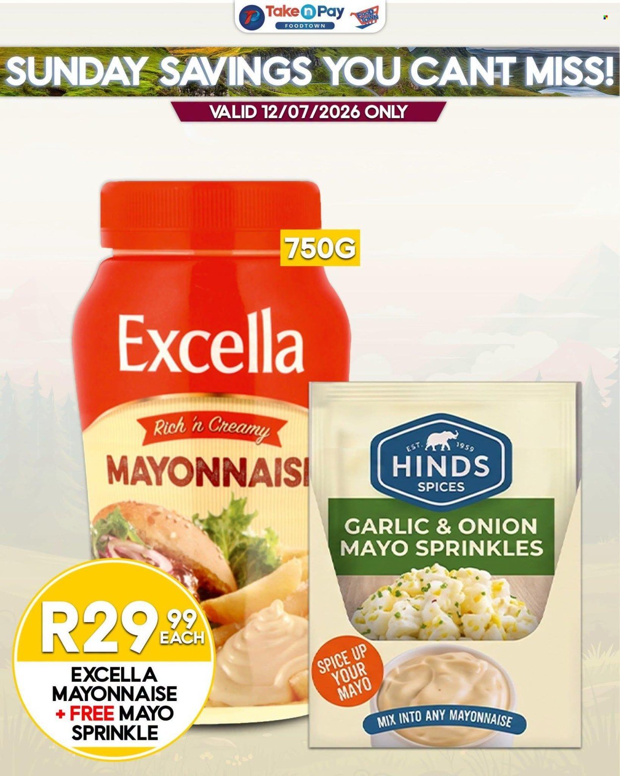 TAKE N PAY specials - From Sunday 19 Jul 2026