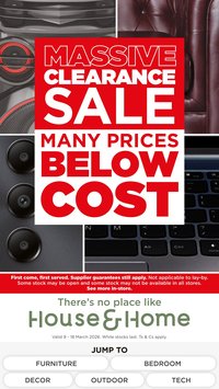 HOUSE & HOME specials - From Monday 9 Mar 2026 (2026-03-09 - 2026-03-18)