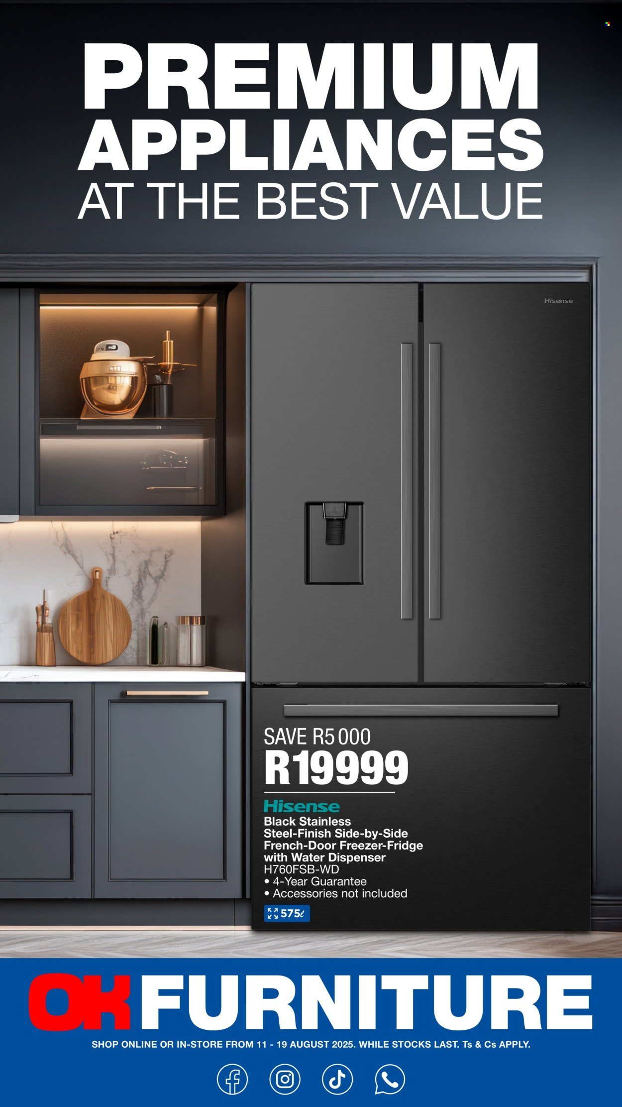 OK FURNITURE specials - From Monday 11 Aug 2025 (2025-08-11 - 2025-08-19) | 1