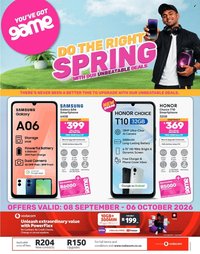 GAME specials - Do The Right Spring