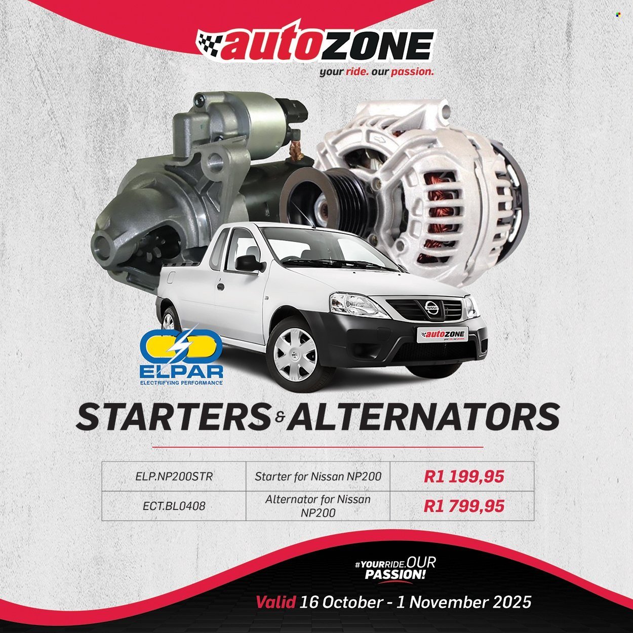AUTOZONE specials - From Thursday 16 Oct 2025 (2025-10-16 - 2025-11-01) | 1