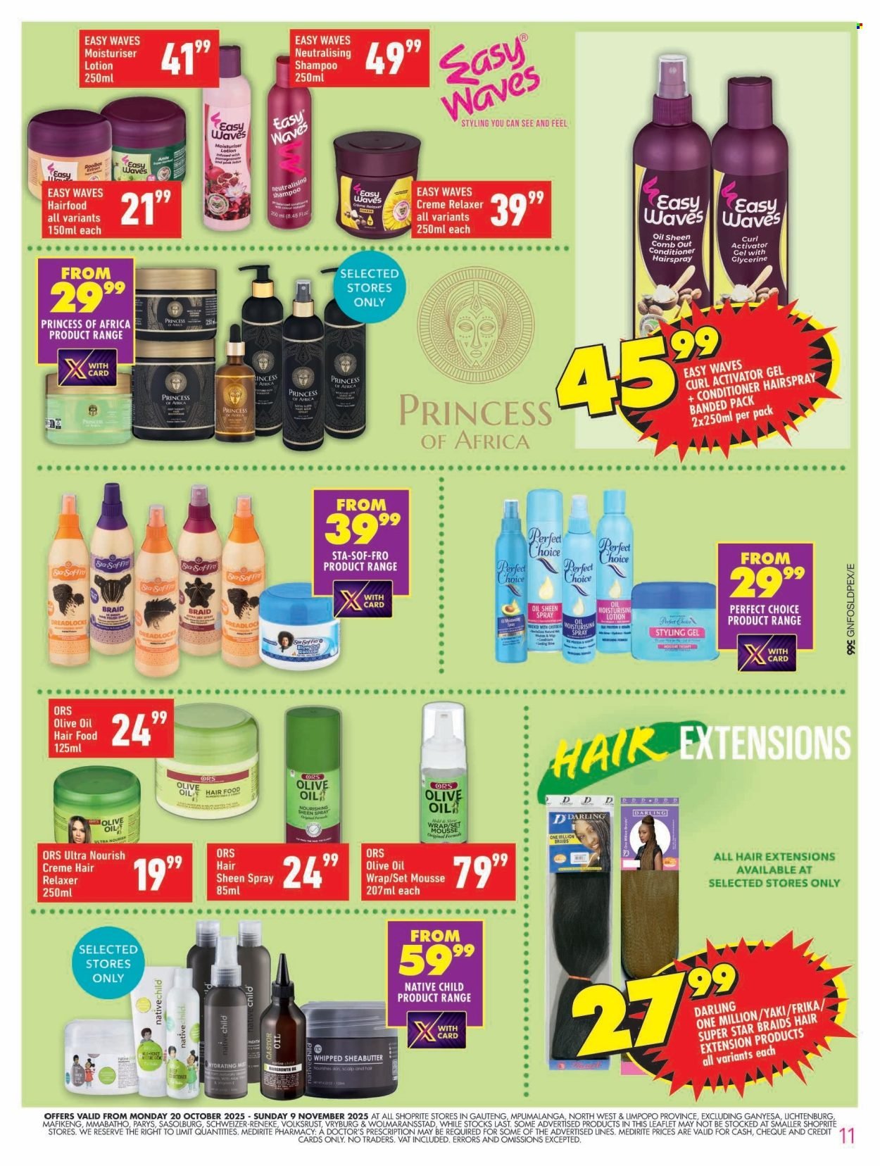 SHOPRITE specials - Hair and Beauty Gauteng (2025-10-20 - 2025-11-09) | 11