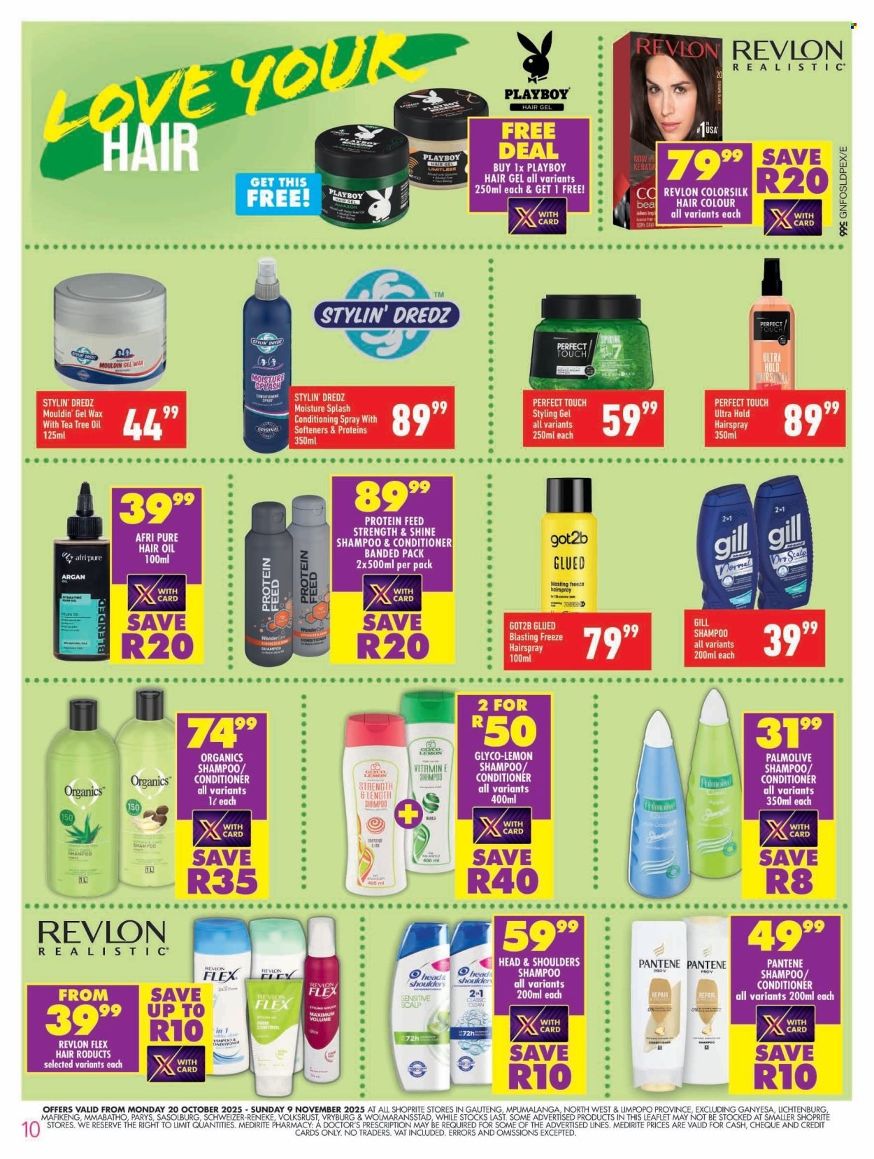 SHOPRITE specials - Hair and Beauty Gauteng (2025-10-20 - 2025-11-09) | 10