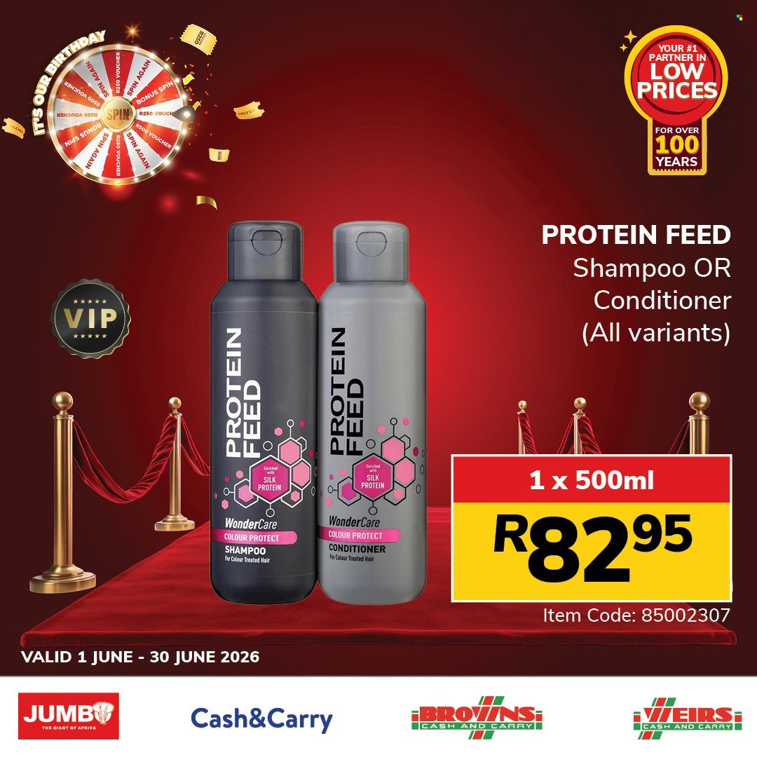 JUMBO CASH & CARRY specials - From Monday 1 Jun 2026