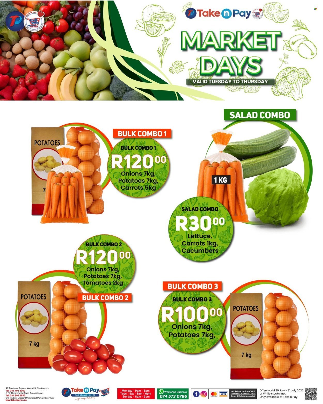 TAKE N PAY specials - From Tuesday 29 Jul 2025 (2025-07-29 - 2025-07-31) | 5