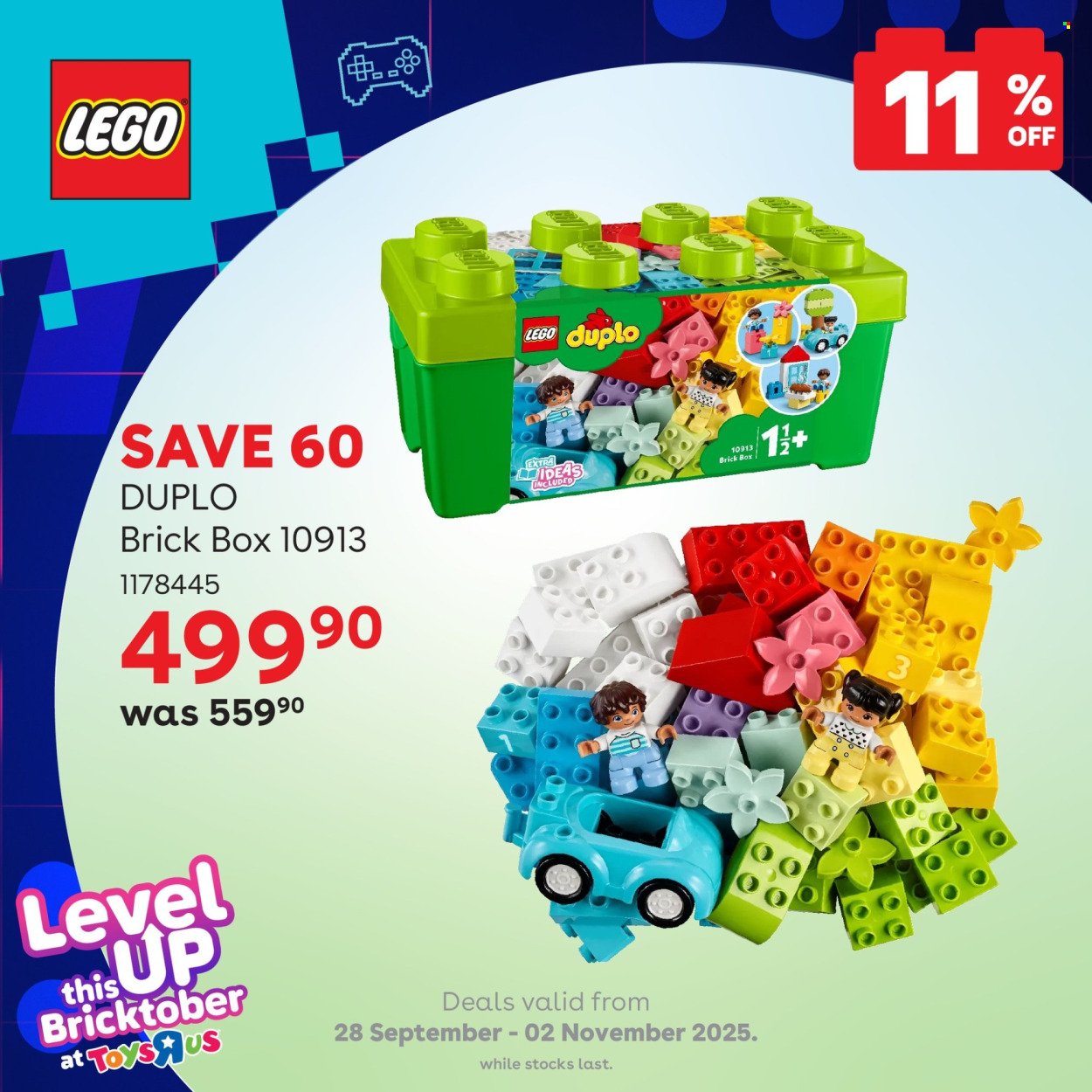 TOYS R US specials - From Sunday 28 Sept 2025 (2025-09-28 - 2025-11-02) | 10