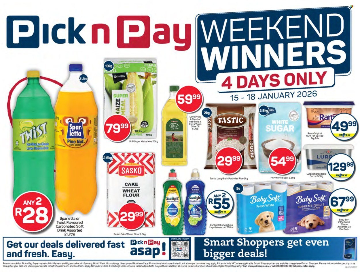 PICK N PAY specials - Weekend Specials (2026-01-15 - 2026-01-18) | 1