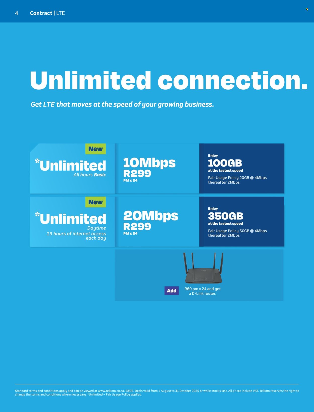 TELKOM specials - From Friday 1 Aug 2025 (2025-08-01 - 2025-10-31) | 4