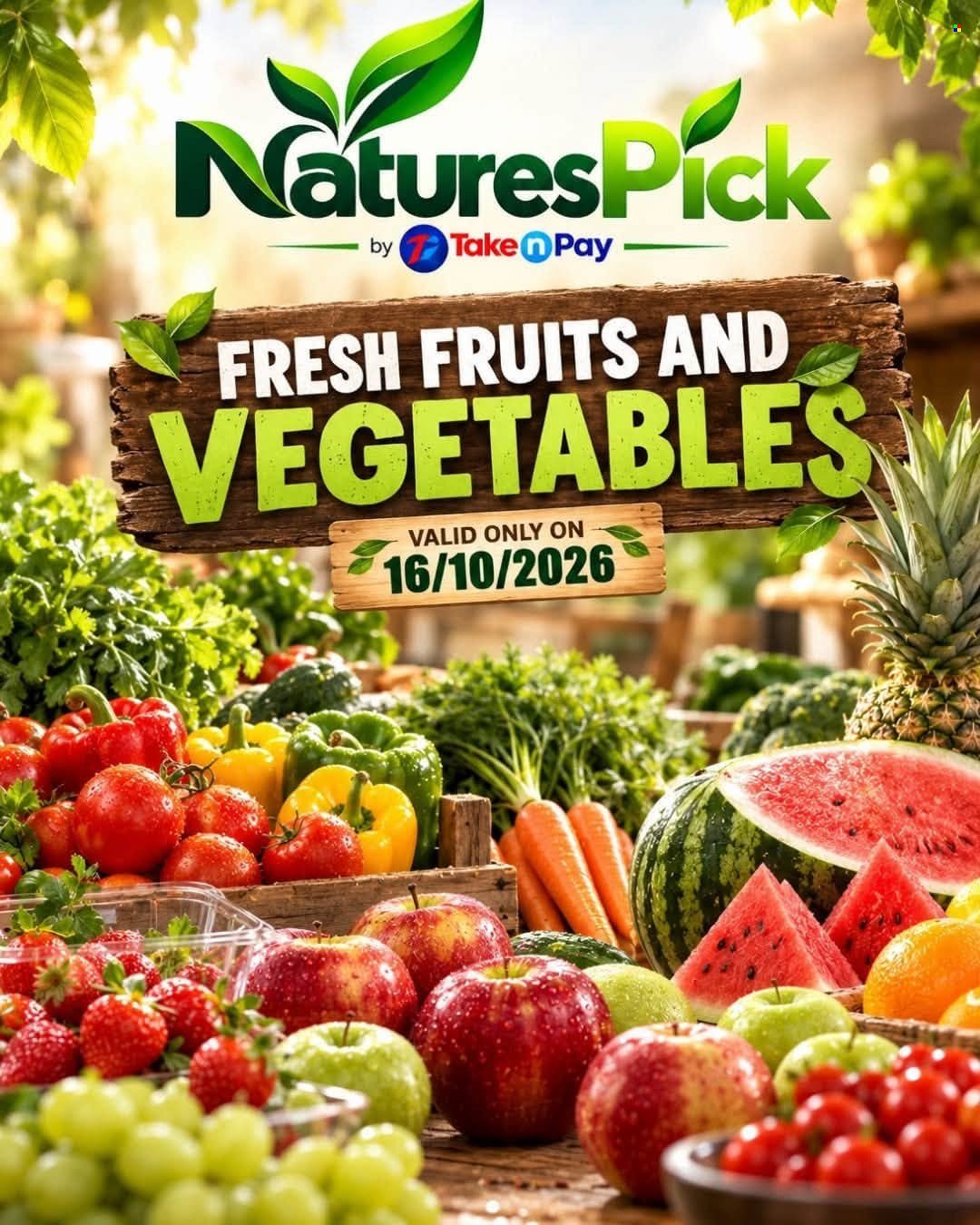 TAKE N PAY specials - From Friday 16 Oct 2026