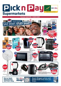 PICK N PAY specials - Back To Varsity Specials (2026-02-09 - 2026-03-01)