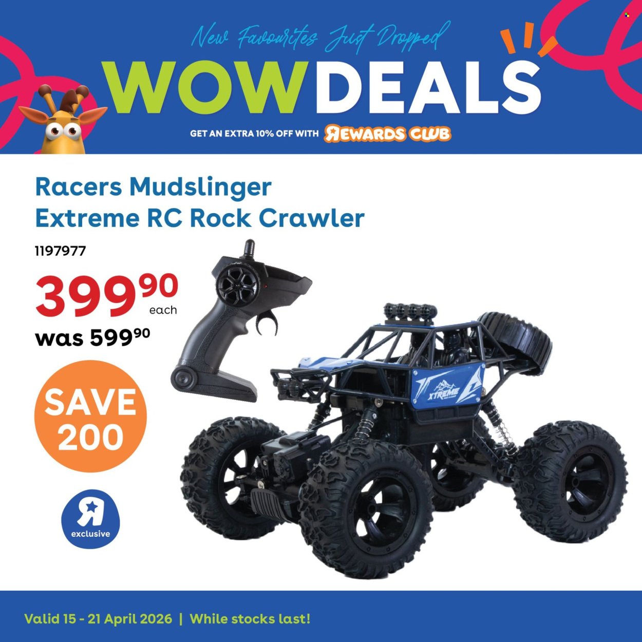 TOYS R US specials - From Wednesday 15 Apr 2026 (2026-04-15 - 2026-04-21) | 10