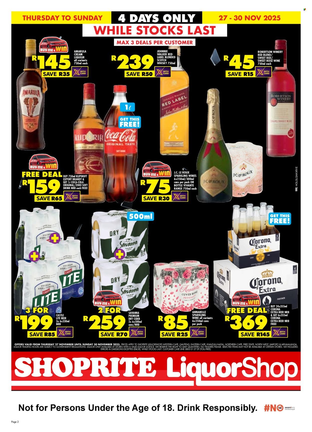 SHOPRITE specials - LiquorShop Black Friday (2025-11-27 - 2025-11-30) | 2