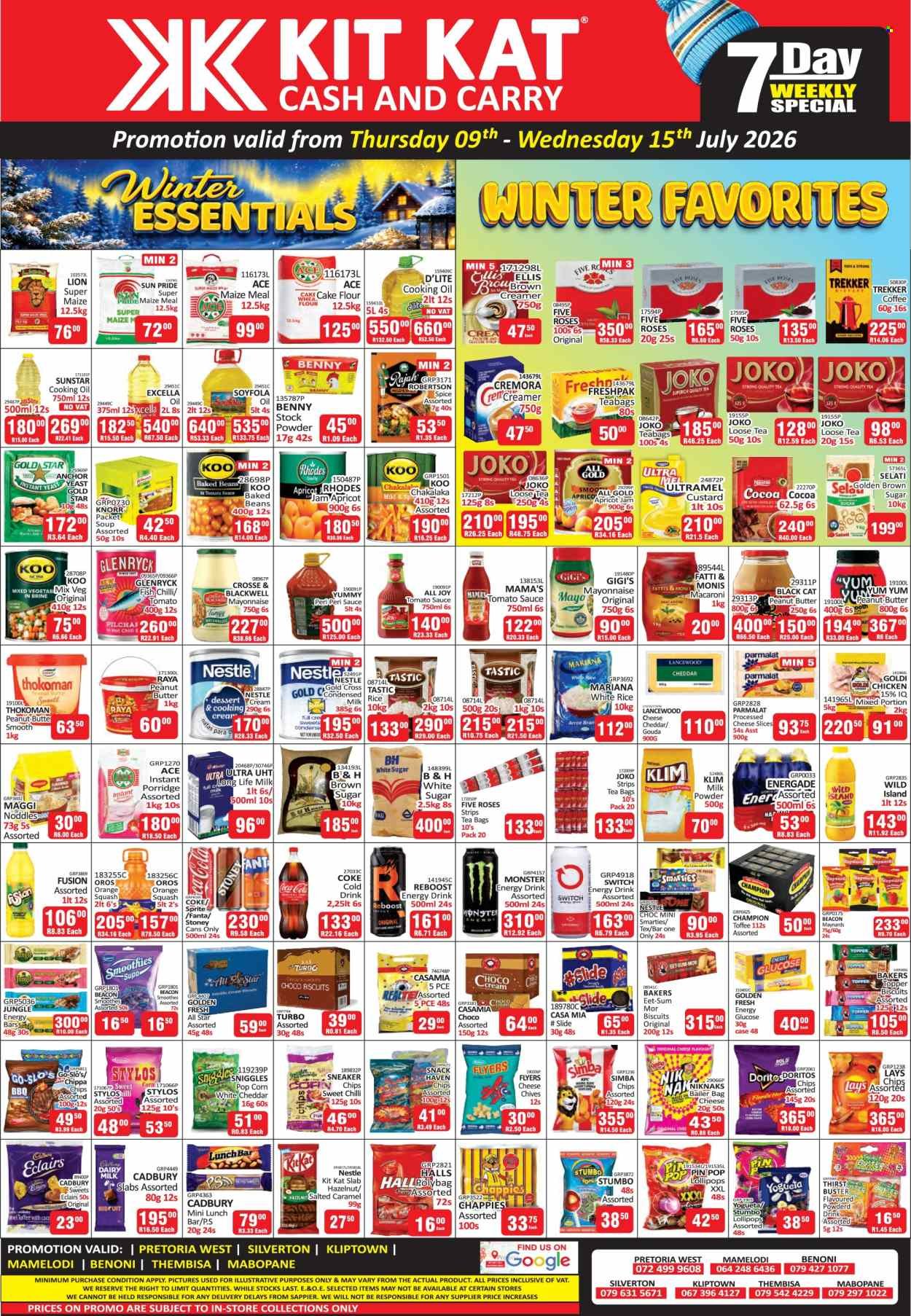 KIT KAT CASH & CARRY specials - From Thursday 9 Jul 2026