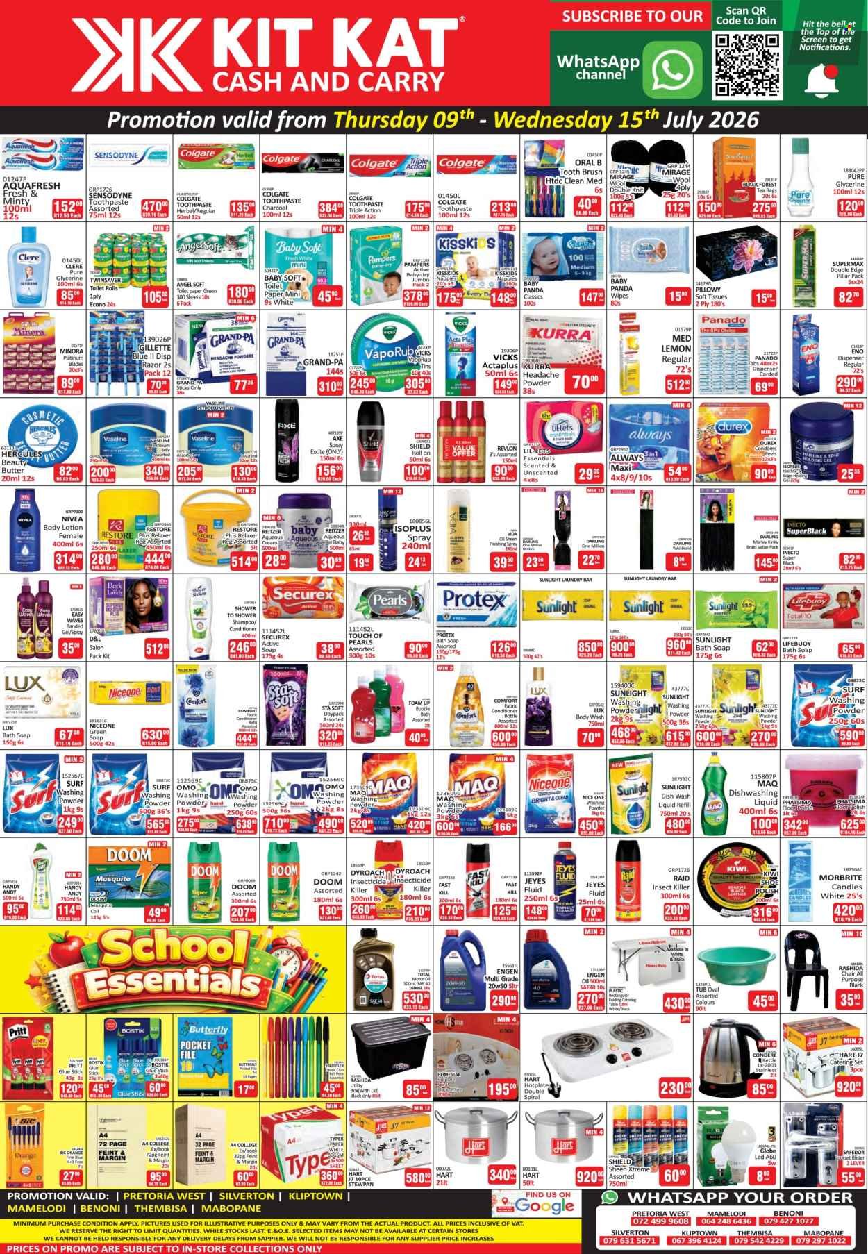 KIT KAT CASH & CARRY specials - From Thursday 9 Jul 2026