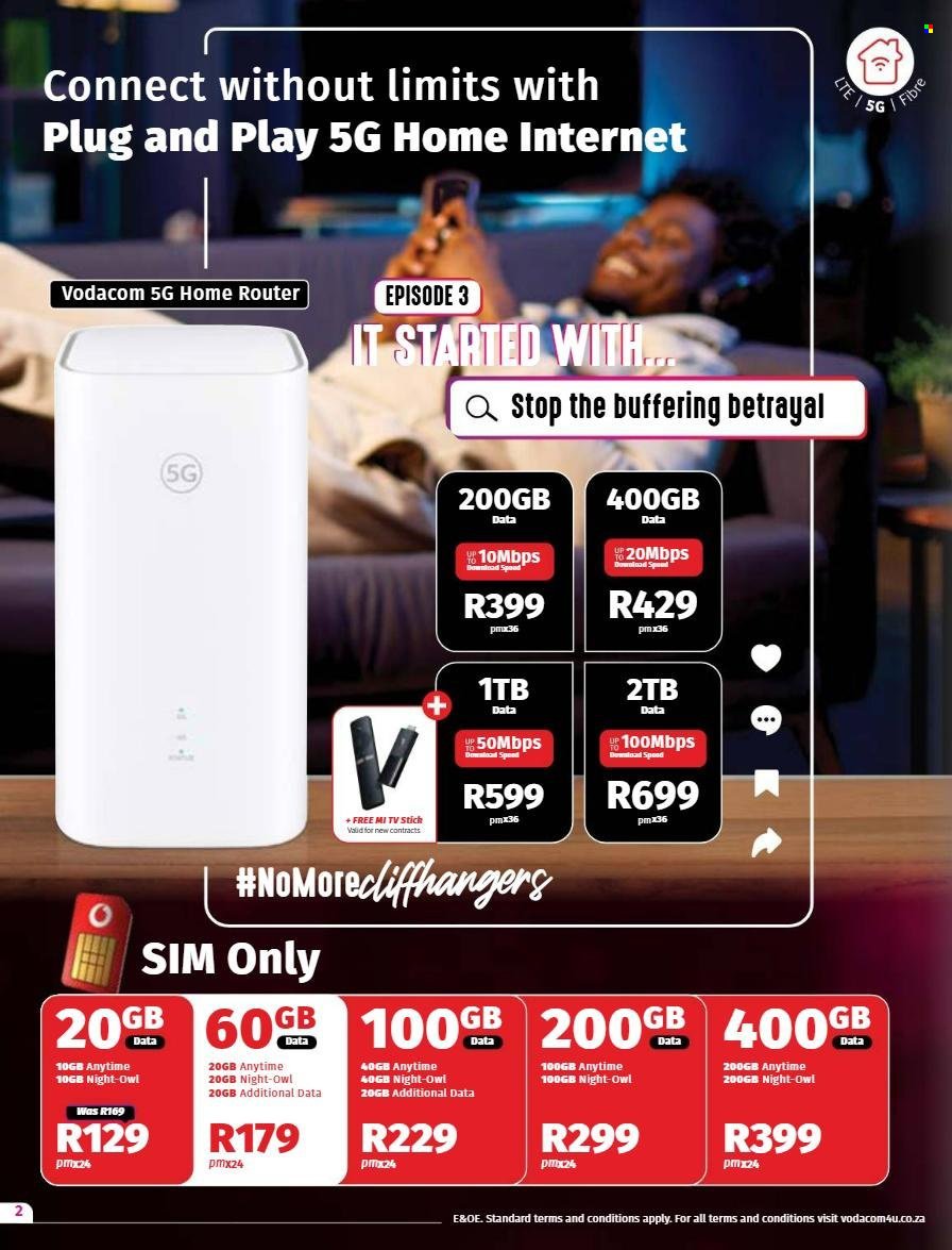 VODACOM specials - From Tuesday 9 Jun 2026