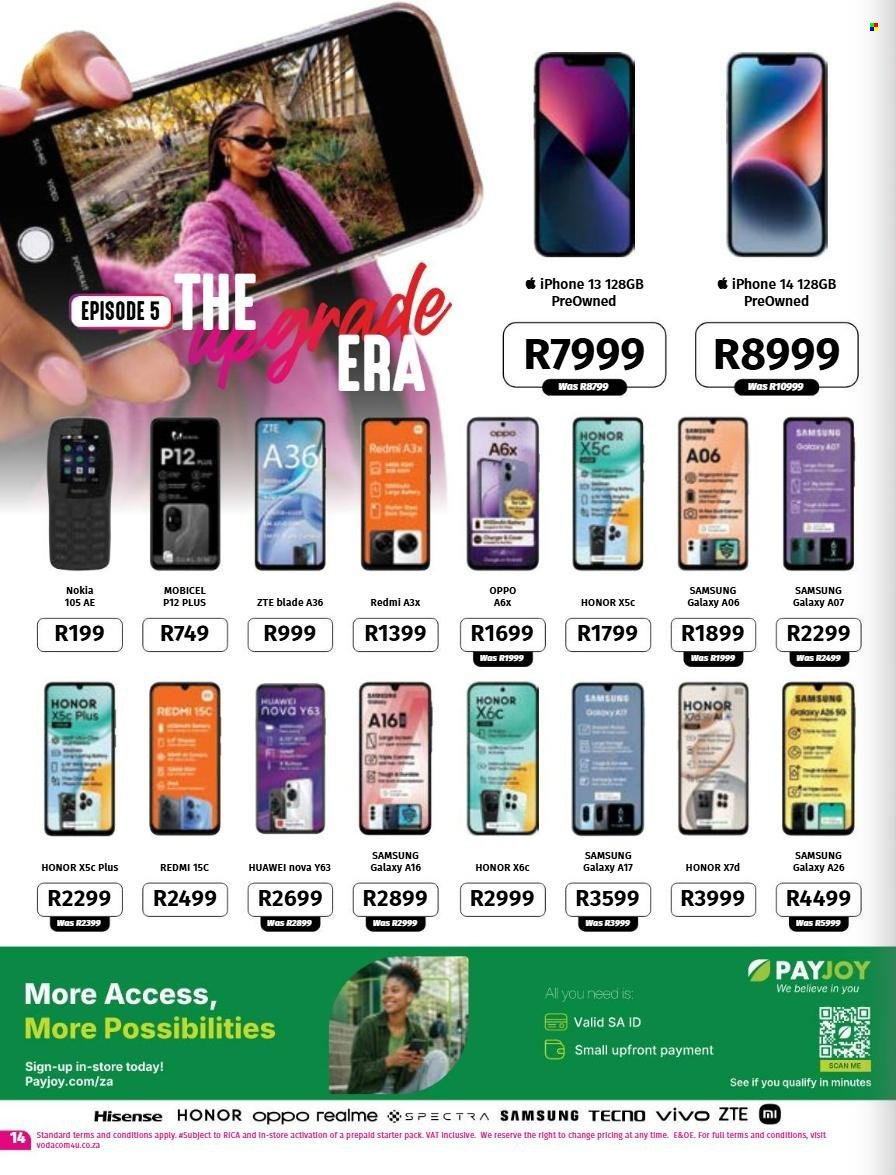 VODACOM specials - From Tuesday 9 Jun 2026