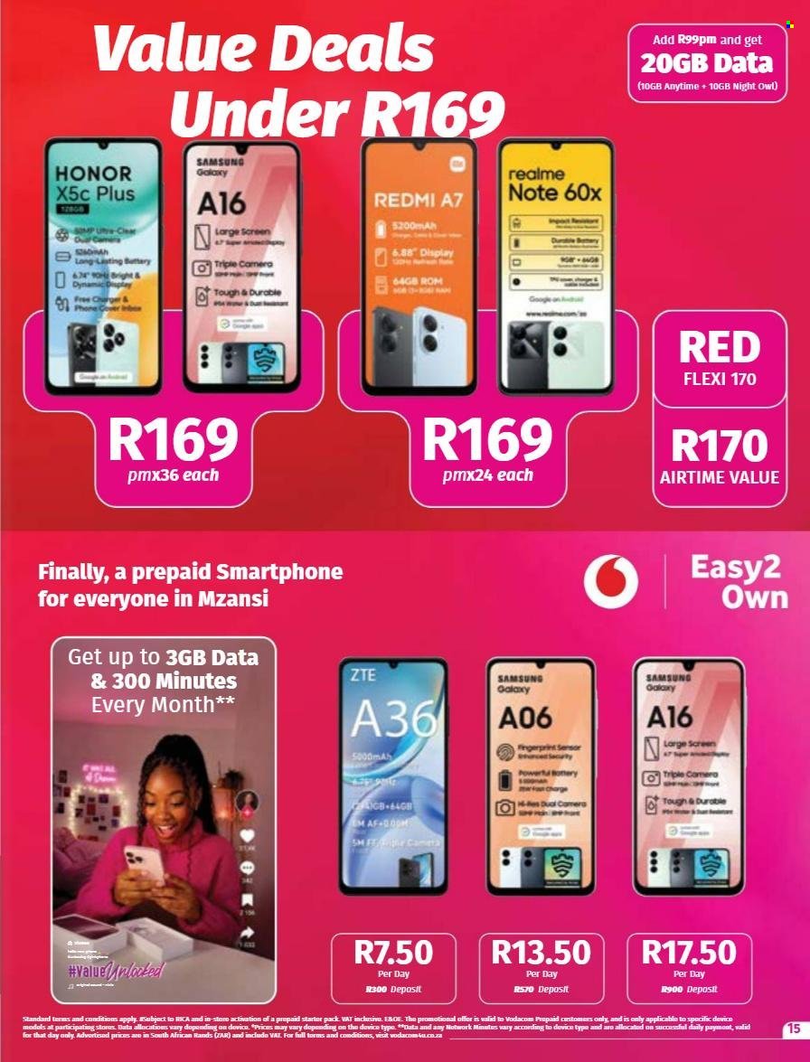 VODACOM specials - From Tuesday 9 Jun 2026