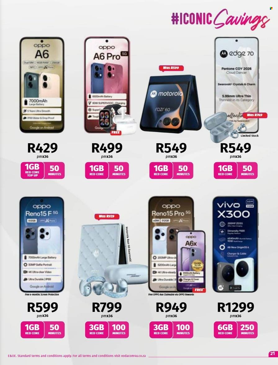 VODACOM specials - From Tuesday 9 Jun 2026