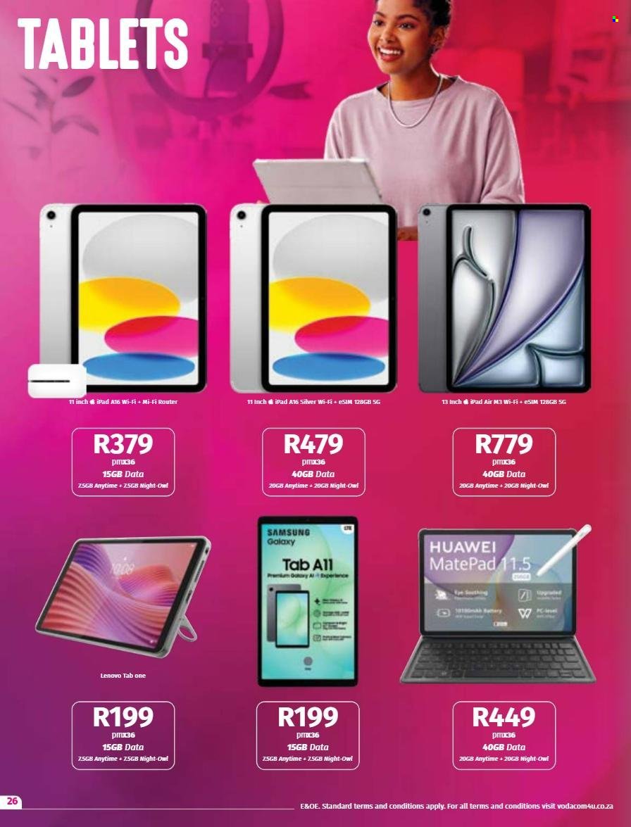 VODACOM specials - From Tuesday 9 Jun 2026