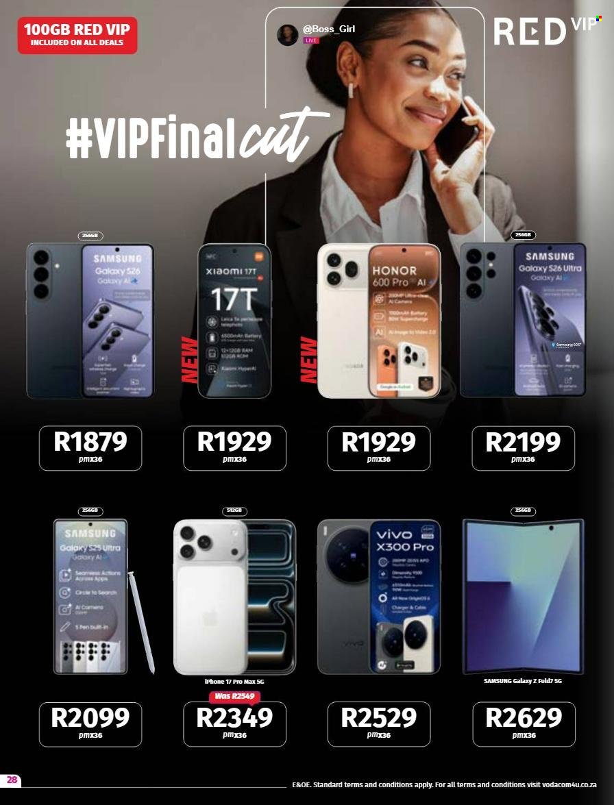 VODACOM specials - From Tuesday 9 Jun 2026